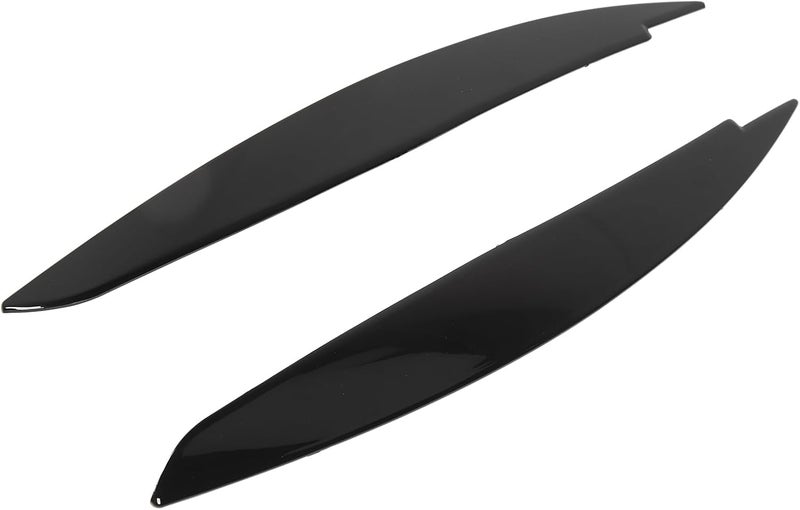 DAUZ Headlight Eyebrow Trim, Headlight Eyelid Trim Left Right Perfect Match Durable for 1 Series E81 E82 E87 E88 (Glossy Black) - Image 3